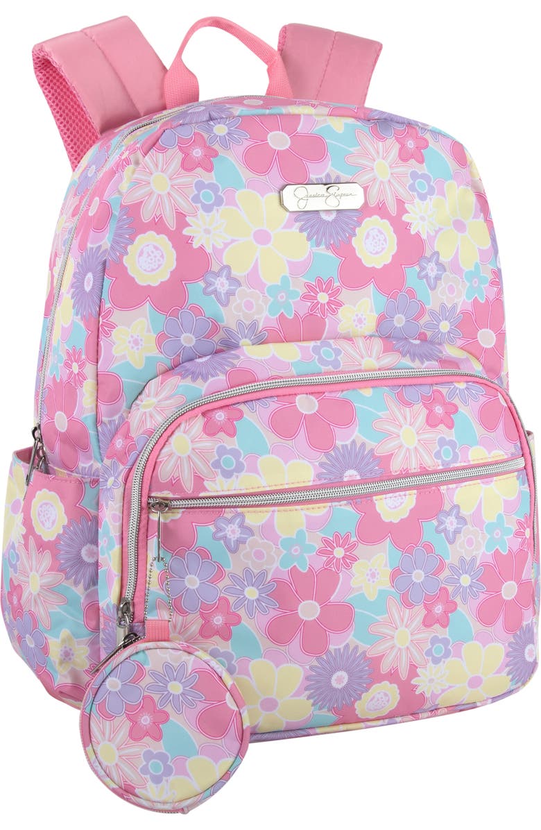 Jessica Simpson Floral Print Backpack, Alternate, color,