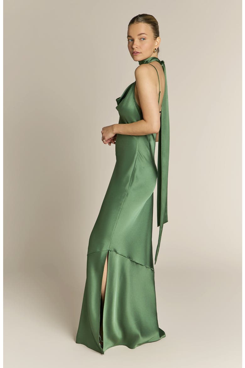 Pollenca Cowl Neck Dress, Alternate, color, Olive