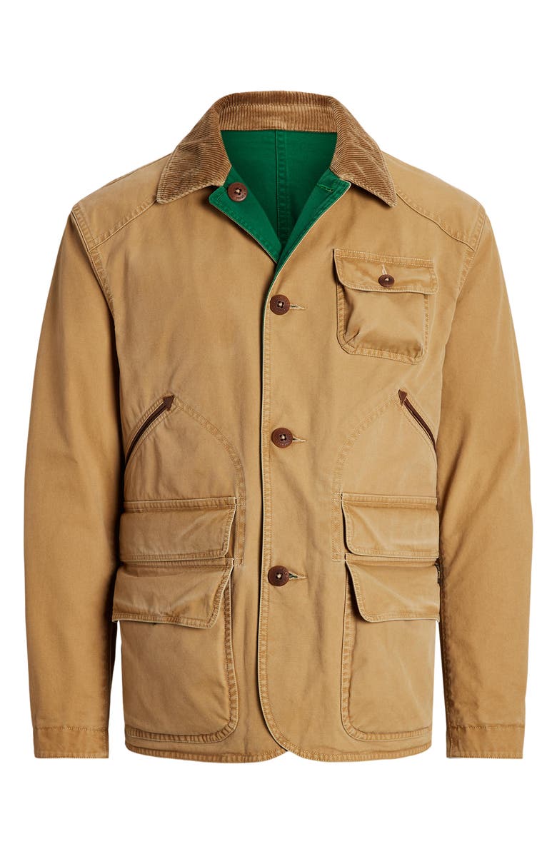 Polo Ralph Lauren Kilborn Reversible Cotton Canvas Safari Jacket, Alternate, color,