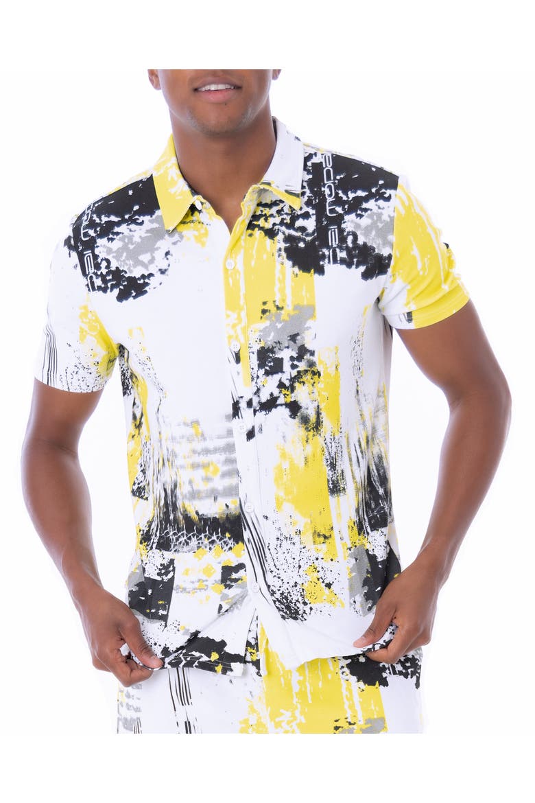 Unity Short Sleeve Button Up, Main, color, White