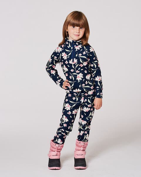 Two-Piece Thermal Underwear Set Flower (Little Kid & Big Kid)