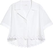 A.L.C. Gabrielle Eyelet Embroidery Woven Shirt