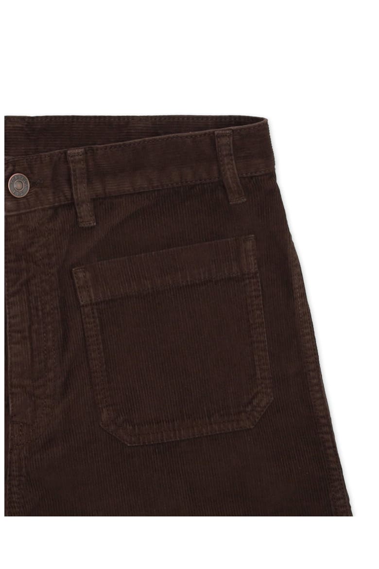 Corduroy Bootcut Trousers, Alternate, color, Dark Brown