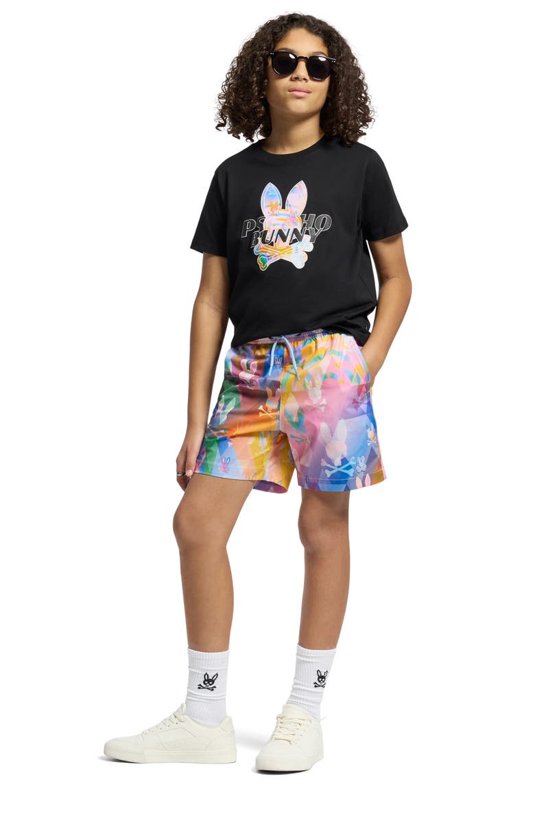 Psycho Bunny Kids' Milos Cotton Graphic T-Shirt, Alternate, color,