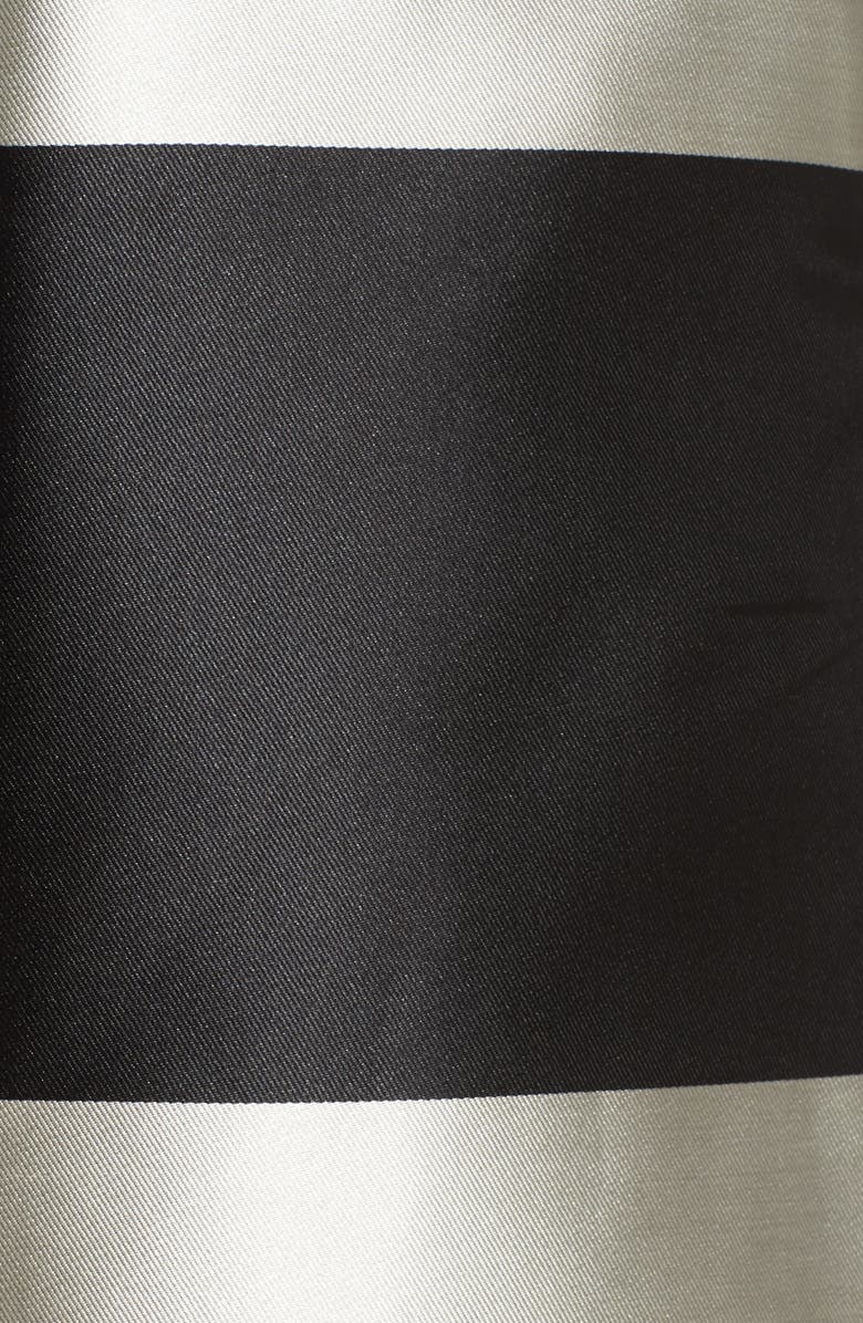 Eliza J Stripe Pleated Midi Skirt, Alternate, color, 