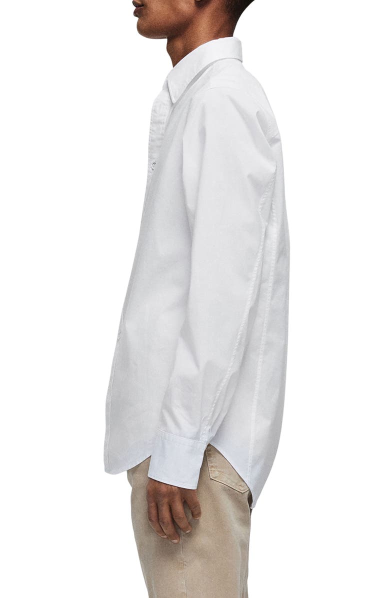 rag & bone Fit One Zac Slim Fit Stretch Button-Up Shirt, Alternate, color, White