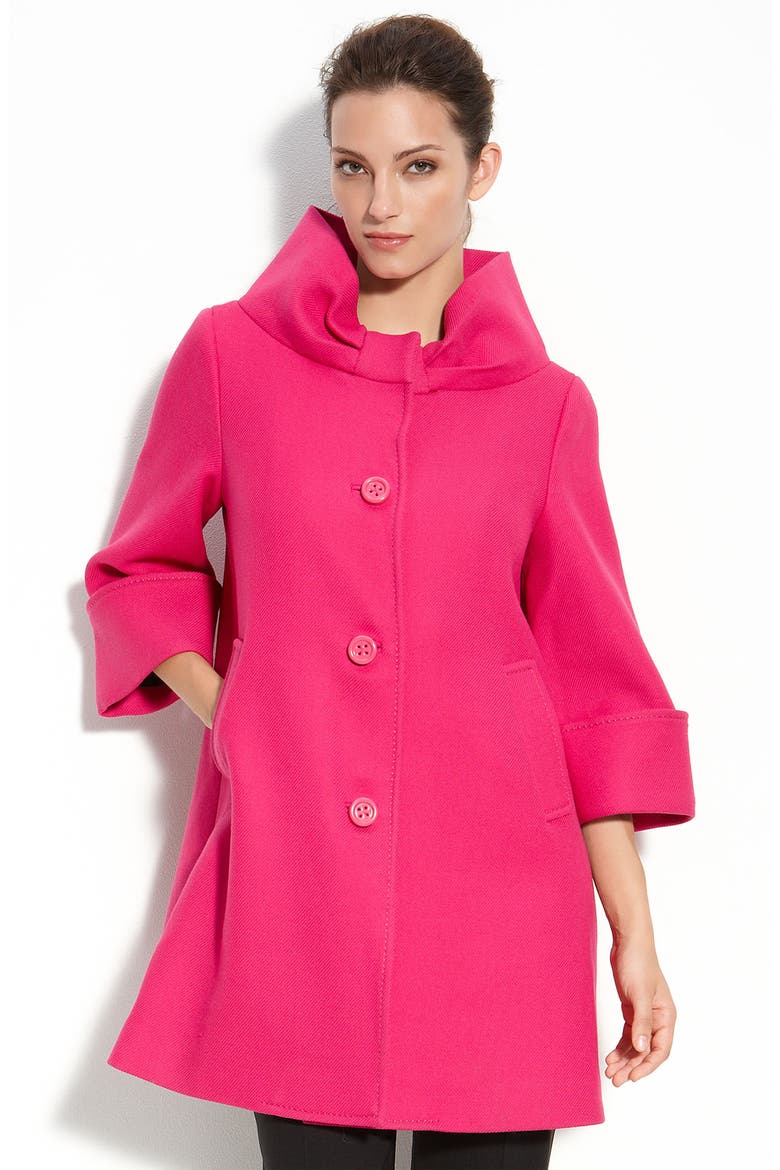 'cherie' wool coat, Main, color, SNAPDRAGON