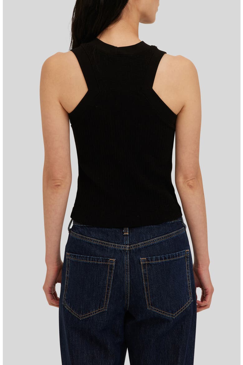 Player Rib Racerback Tank, Alternate, color, BLACK