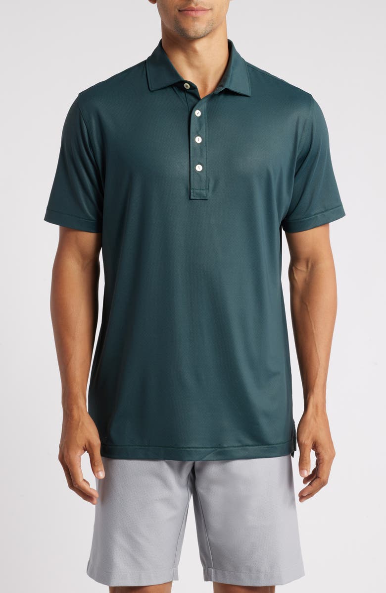 Peter Millar Beelman Microprint Performance Jersey Polo, Main, color,