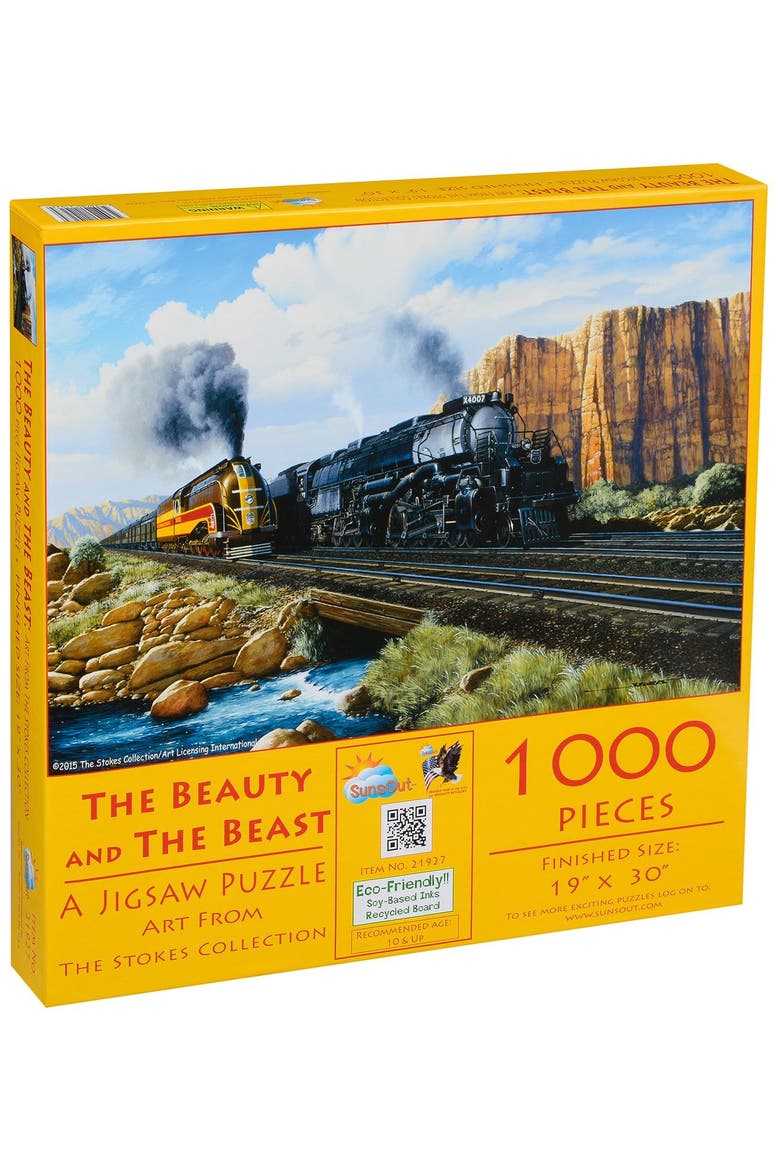Beauty and the Beast 1000 piece Jigsaw Puzzle for Adults, Alternate, color, Multicolor