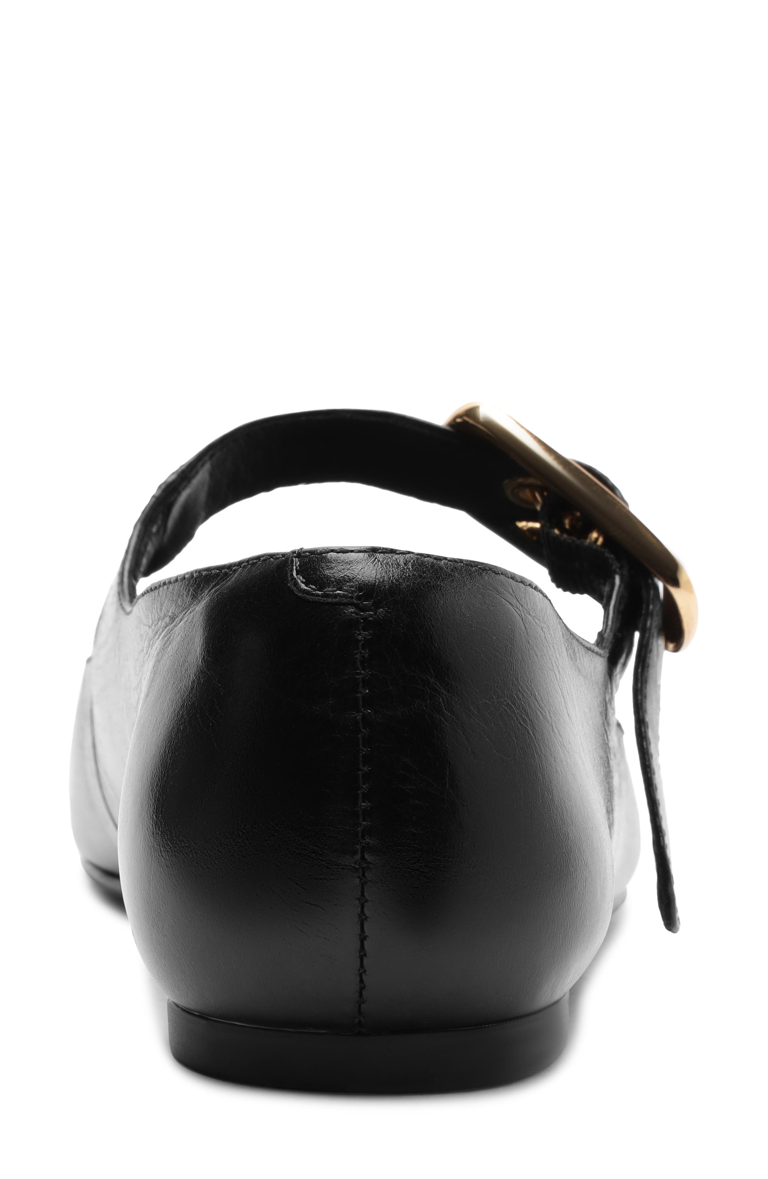 Arezzo Elena Ballet Flat, Alternate, color, Black