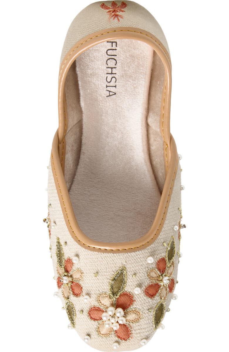 FUCHSIA Chaman Flat, Alternate, color, Light Beige