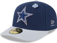New Era Men's New Era Navy/Silver Dallas Cowboys 2026 NFL Draft Pre-Curved 59FIFTY Fitted Hat