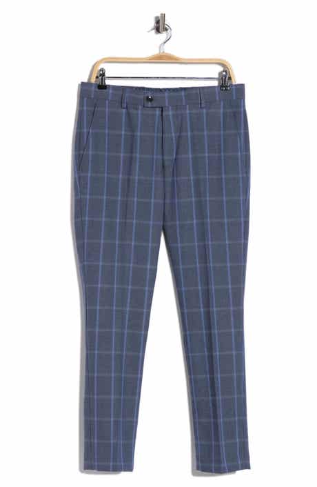 Original Penguin Flat Front Dye Plaid Dress Pants