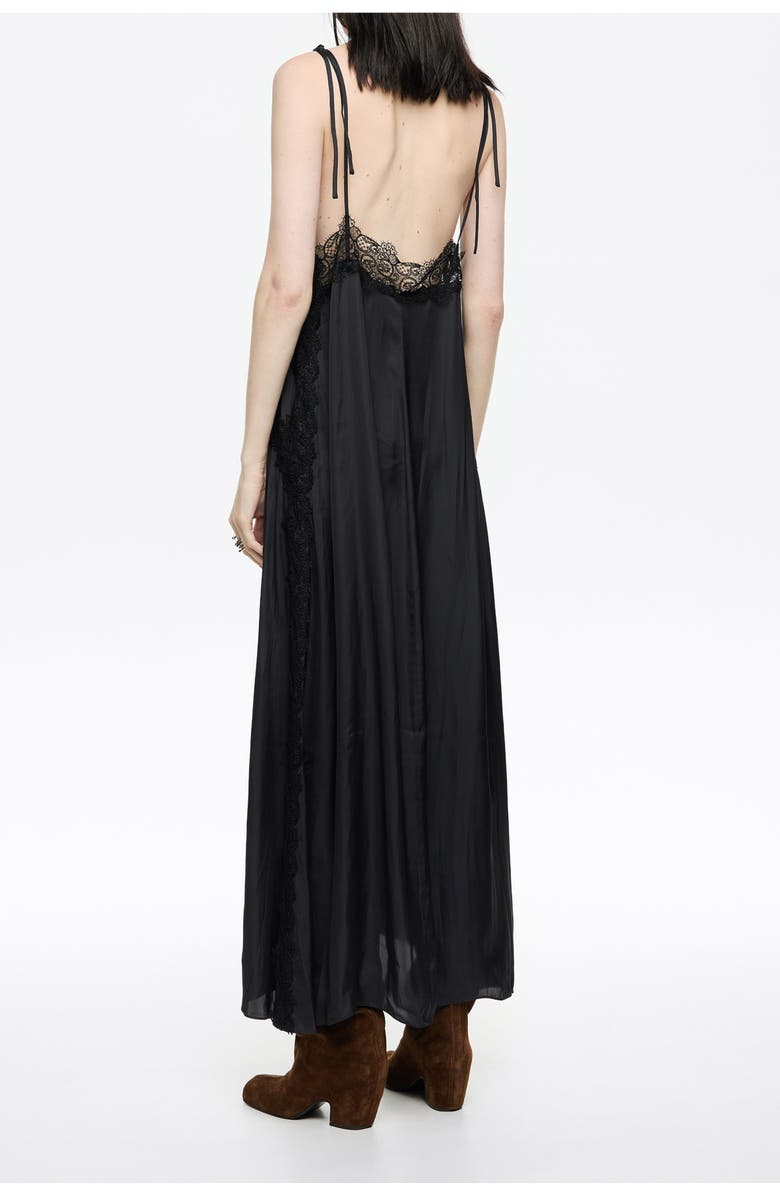Bimba y Lola Fluid Lace Dress, Alternate, color, Dark Navy