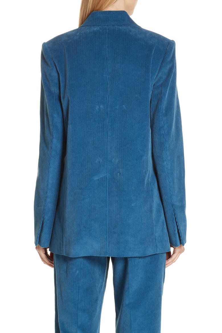 Corduroy Blazer, Alternate, color, WAVE