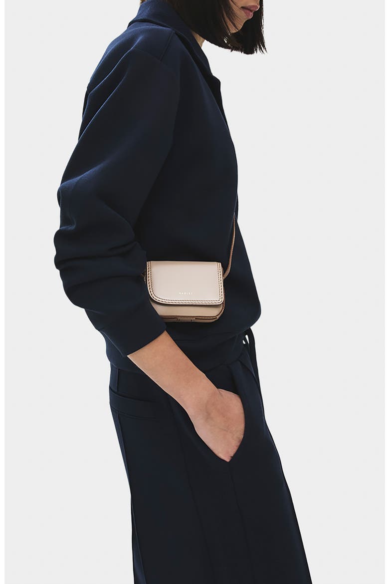 Pocket Street Small Card Crossbody, Alternate, color, PORCINI