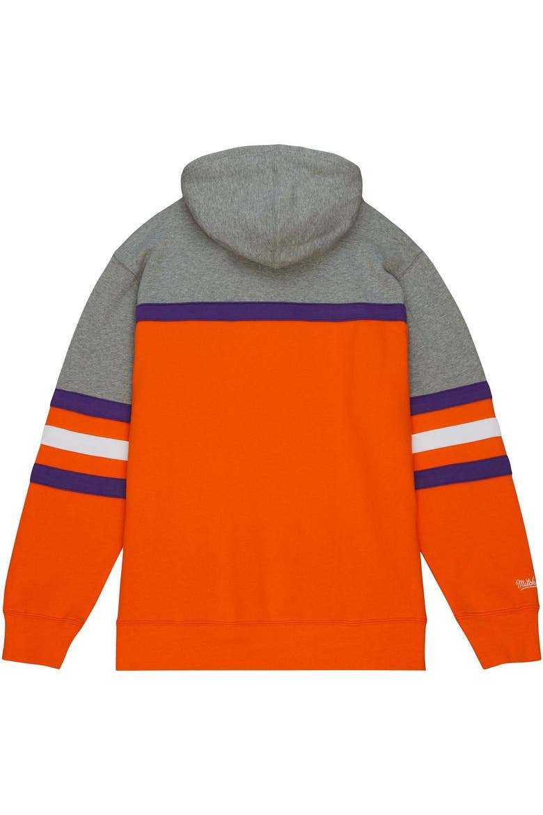 Men's Mitchell & Ness Orange Clemson Tigers Head Coach Pullover Hoodie, Alternate, color, Orange