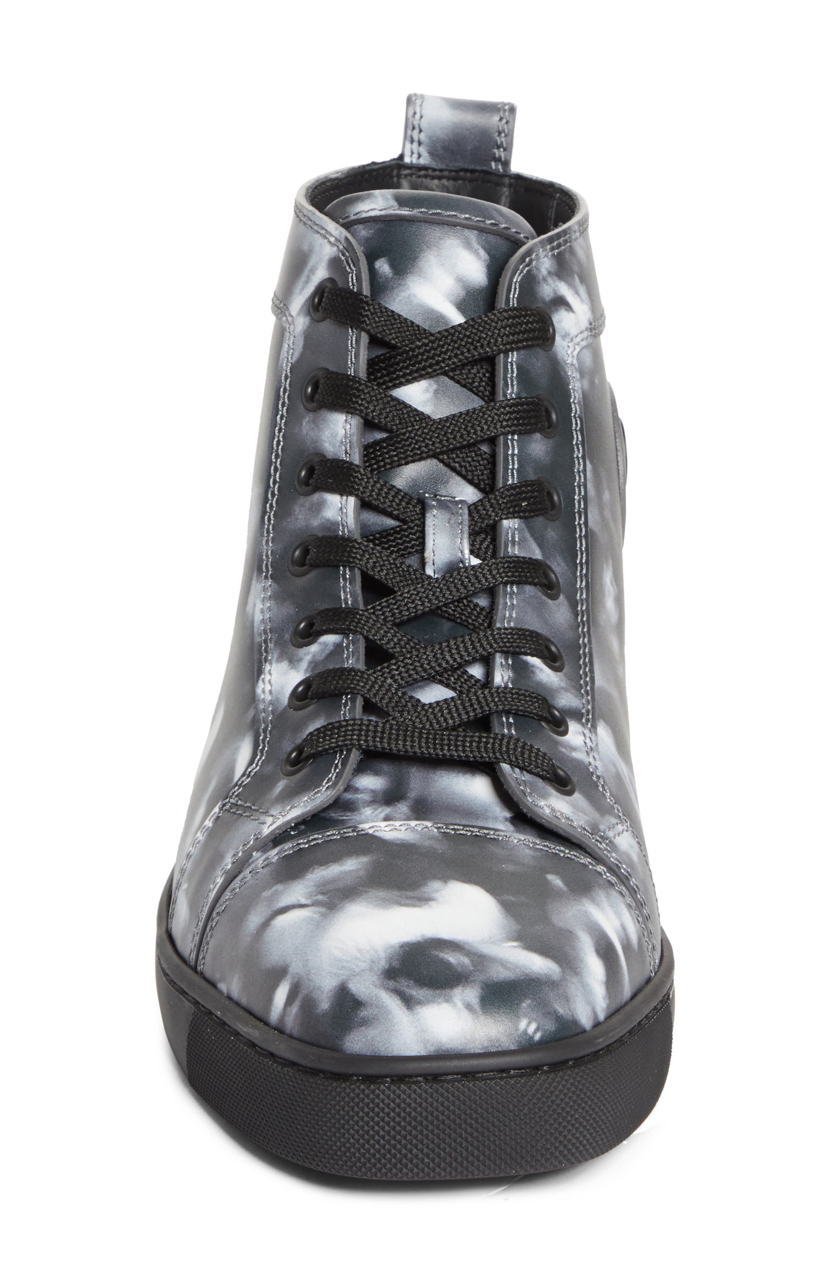 Louis Canopy High Top Sneaker, Alternate, color, B030-BLACK WHITE