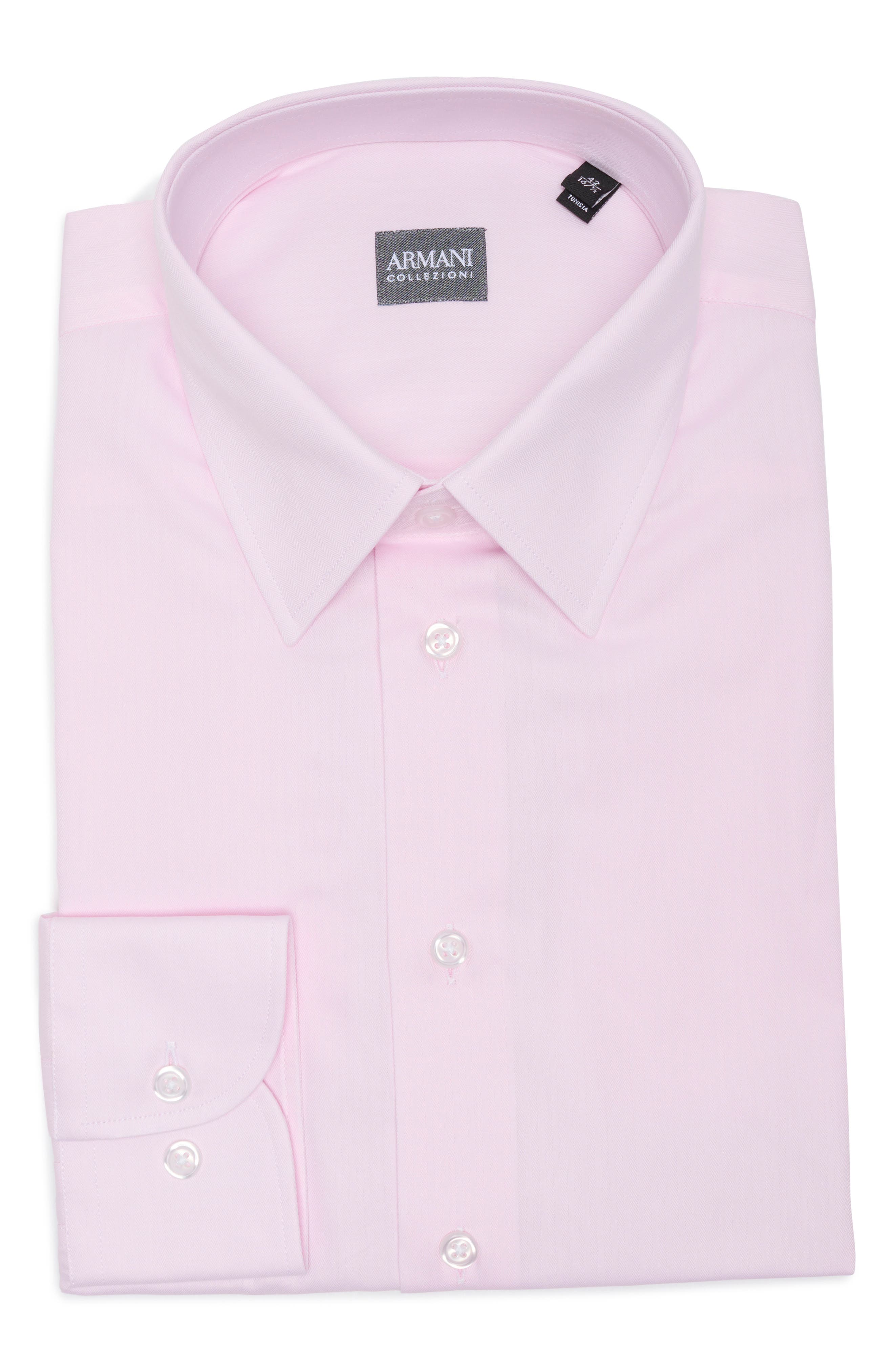 Armani Collezioni Stretch Cotton Dress Shirt