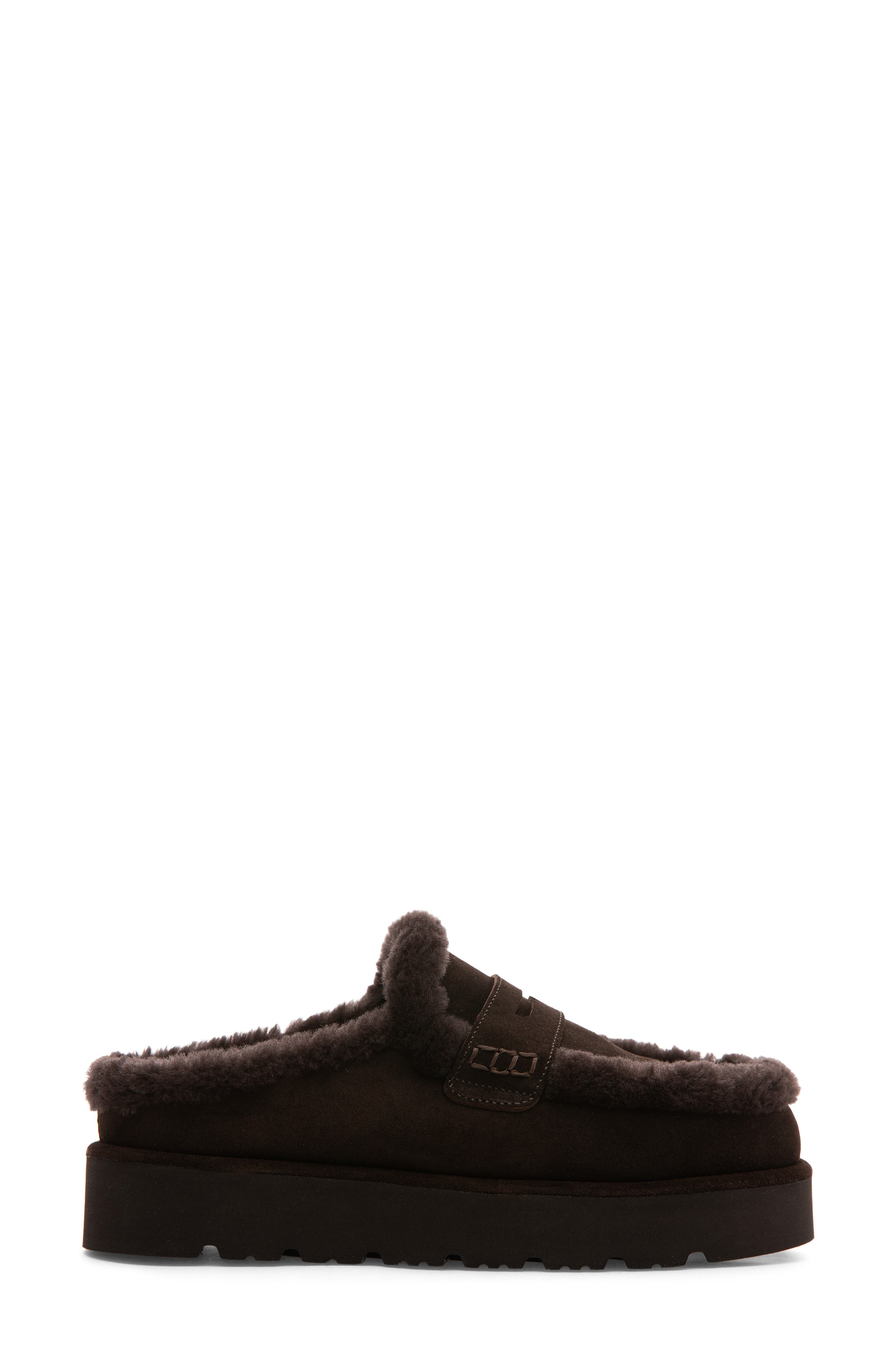 Siria Penny Loafer Slipper, Alternate, color, BROWN