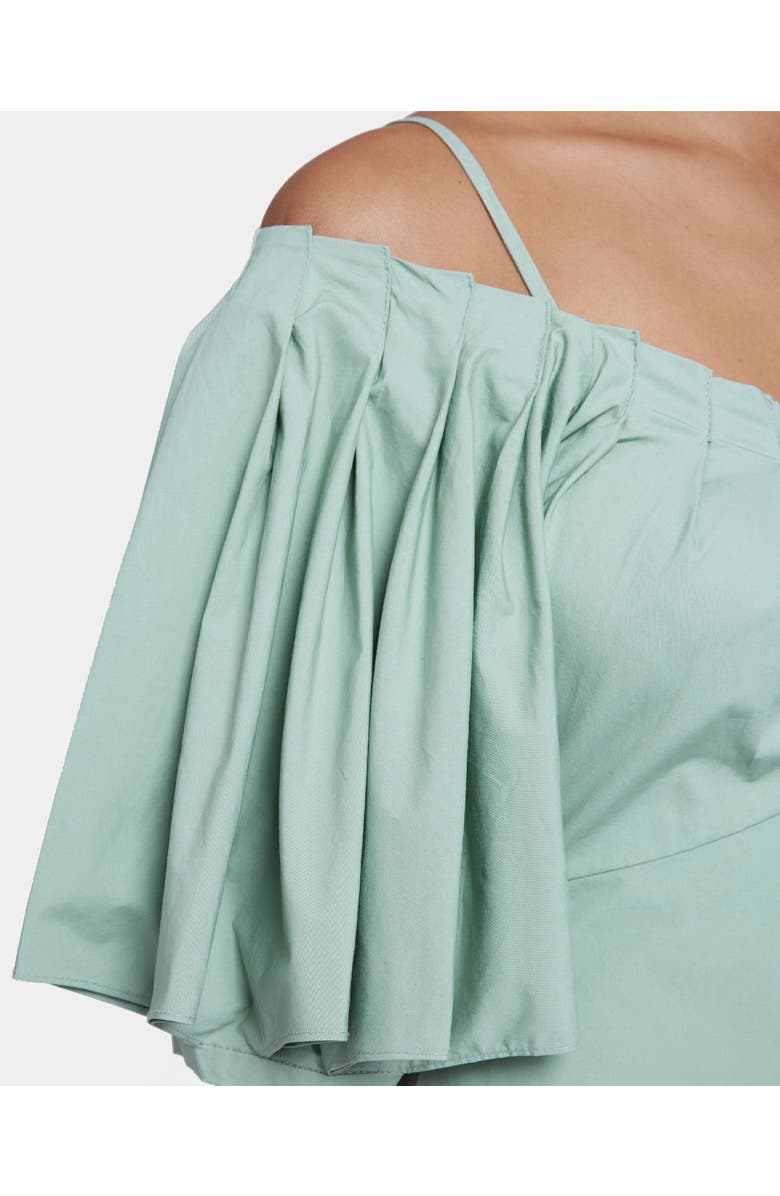 Santorelli Dylan A-Line Cotton Shift Dress, Alternate, color, Ocean Mist