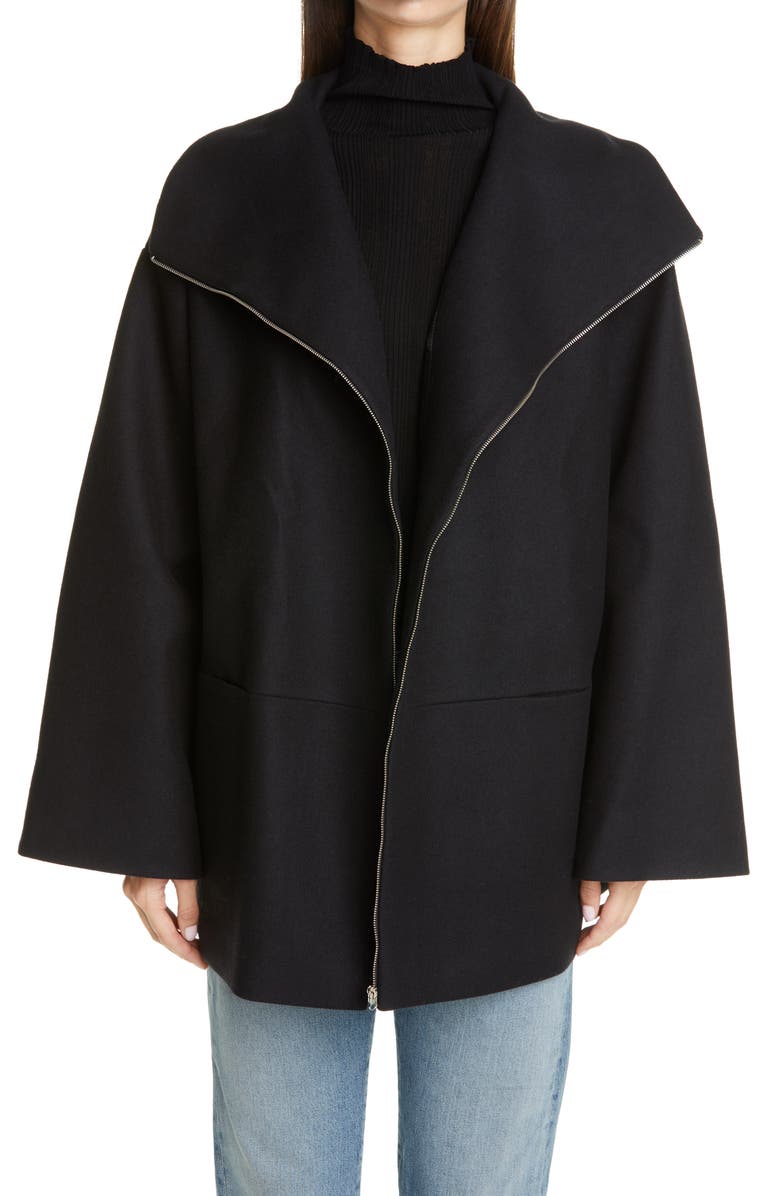 TOTEME Menfi Oversize Wool Blend Coat, Main, color, 