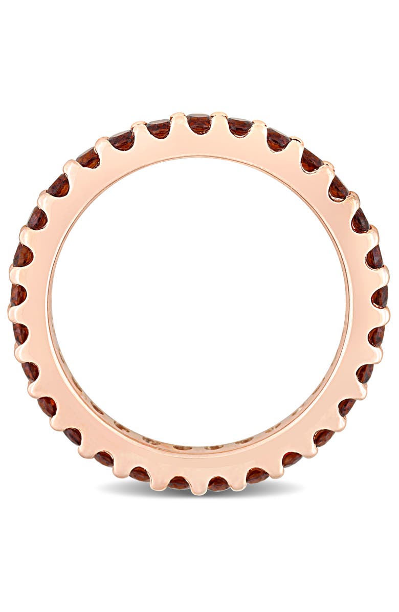 Julianna B. Garnet Eternity Ring, Alternate, color, Garnet