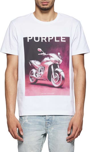 【PURPLE BRAND】★関税送料込★Clean Graphic T-Shirt PURPLE BRAND GRAPHIC CLEAN JERSEY T.SHIRT – BLUE CITY NYC