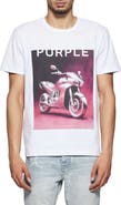 PURPLE BRAND Clean Cotton Graphic T-Shirt