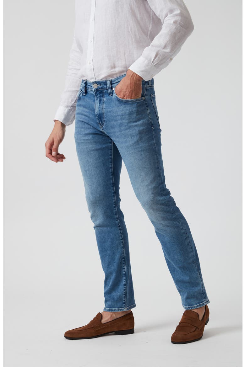 Charisma Relaxed Straight Leg Jeans, Alternate, color, MID BRUSHED ORGANIC