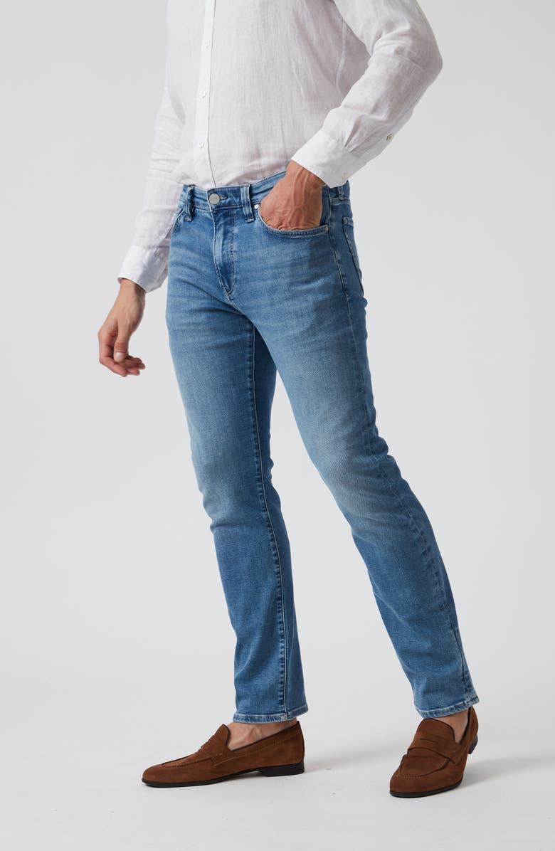 34 Heritage Charisma Relaxed Straight Leg Jeans, Alternate, color, Mid Brushed Organic