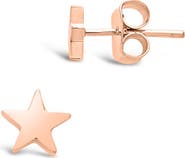 Sterling Forever Star Stud Earrings