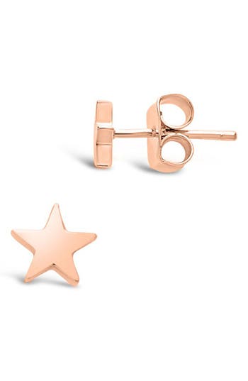 Sterling Forever Star Stud Earrings