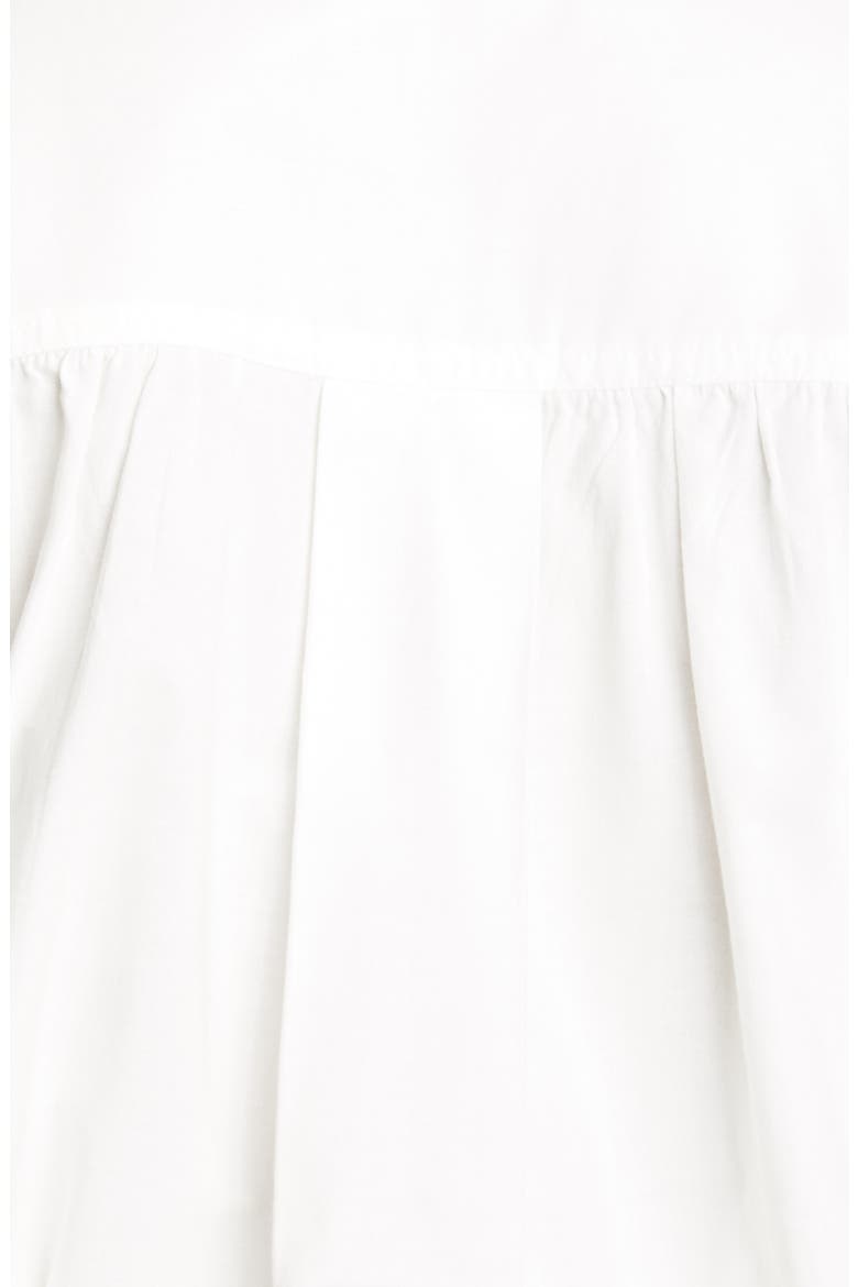 Okina Balloon Sleeve Cotton Blouse, Alternate, color, WHITE