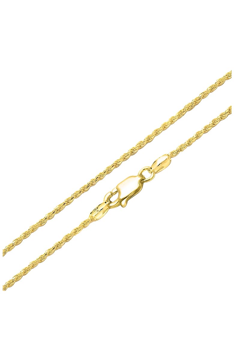 Lasso Up Rope Chain Necklace, Alternate, color, GOLD