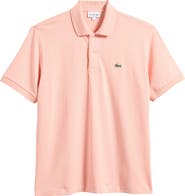 Lacoste Essentials Classic Fit Cotton Blend Piqué Polo