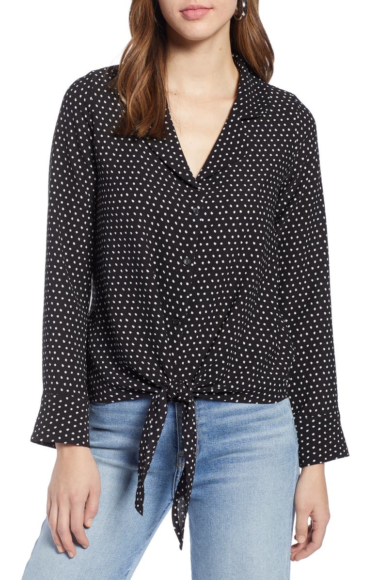 Halogen<sup>®</sup> Tie Front Top, Main, color, 