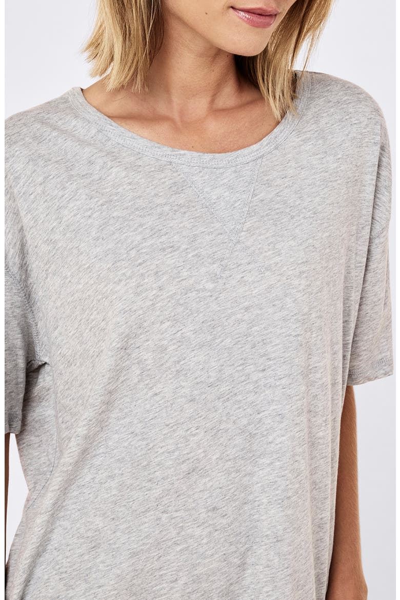Jada Organic Cotton Nightgown, Alternate, color, GREY