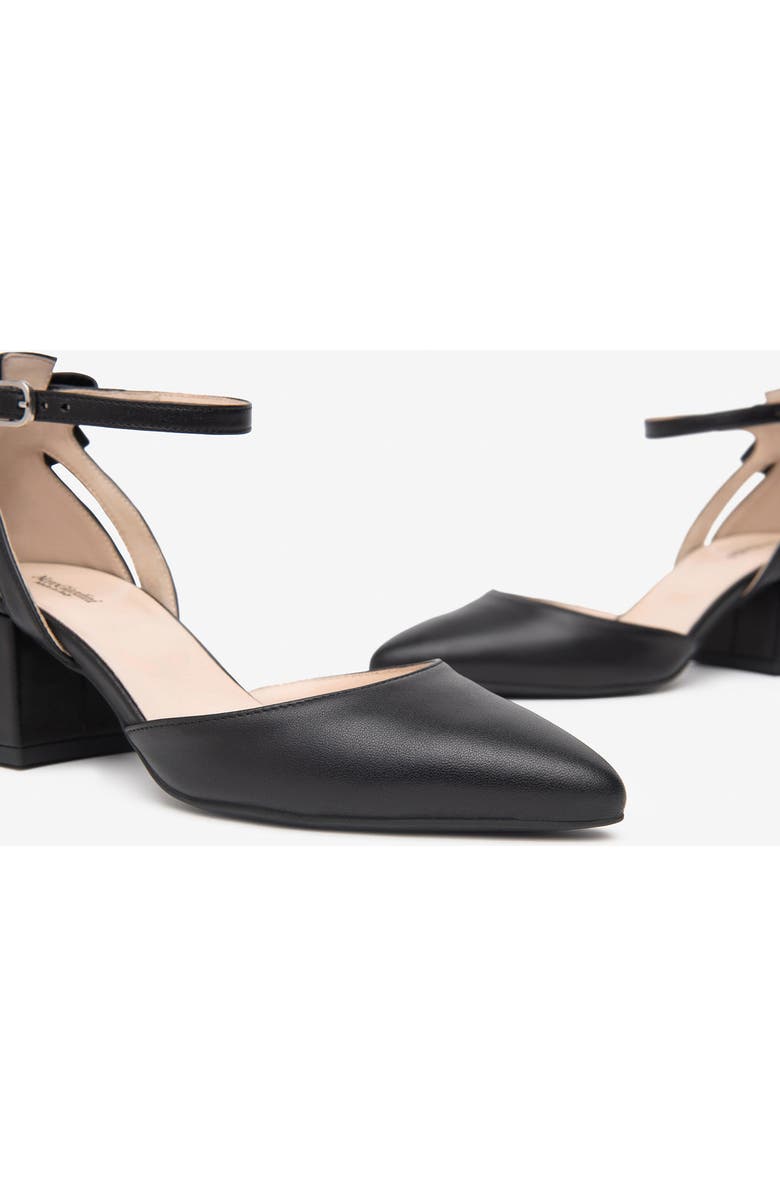 NeroGiardini Ankle Strap Pump, Alternate, color, Black