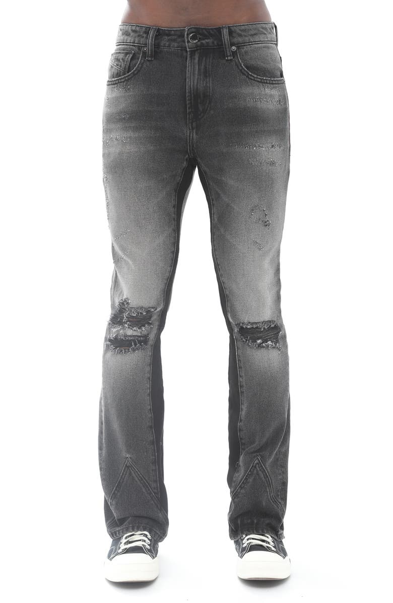 HVMAN Mars Distressed Bootcut Jeans, Main, color, 