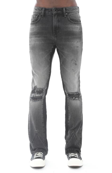 Mars Distressed Bootcut Jeans (Galactic)