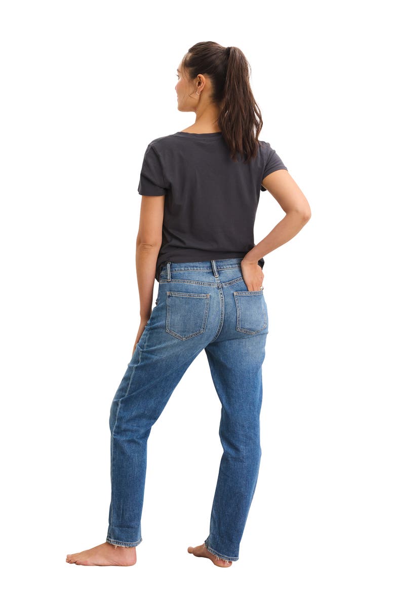 HATCH The Boyfriend Maternity Jean, Alternate, color, Indigo