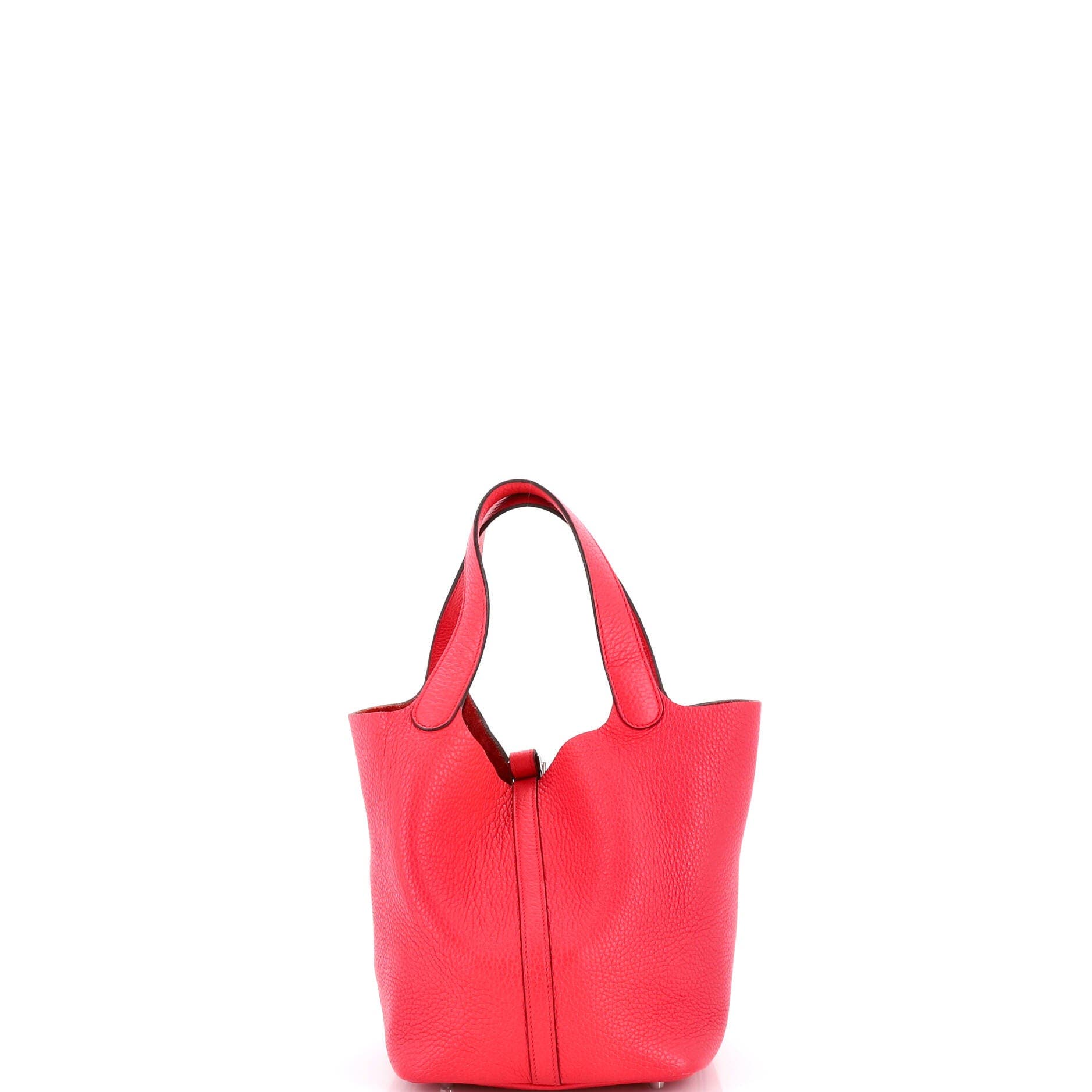 Pre-Owned Hermes Picotin Lock Bag Clemence PM, Alternate, color, Rose Mexico