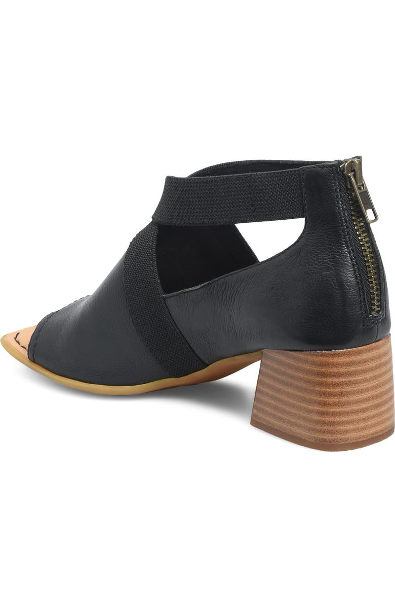 Børn Searing Stacked Heel Sandal, Alternate, color, Black Leather