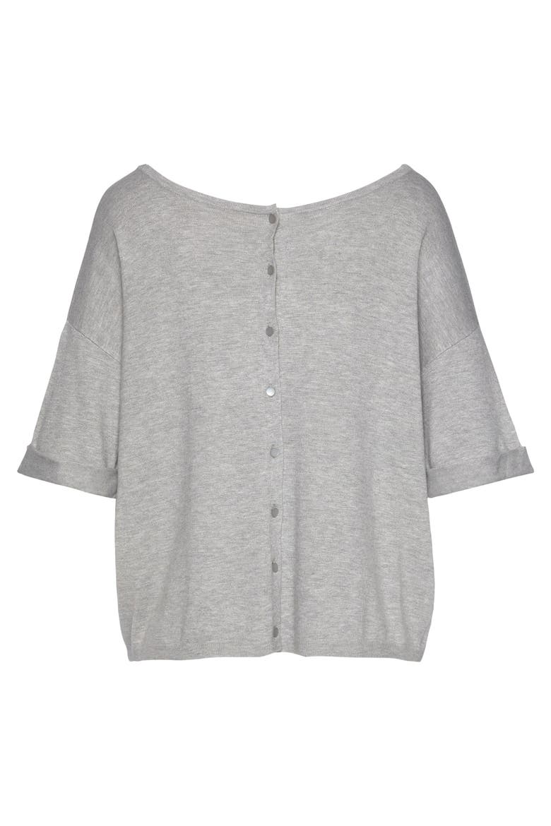 Oversized Reversible Sweater, Alternate, color, Grey