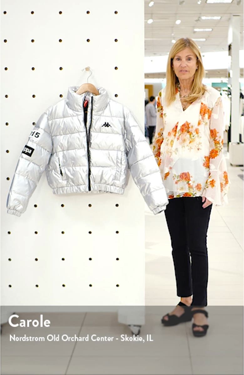 Kappa La Boltan Metallic Puffer Jacket, sales video thumbnail