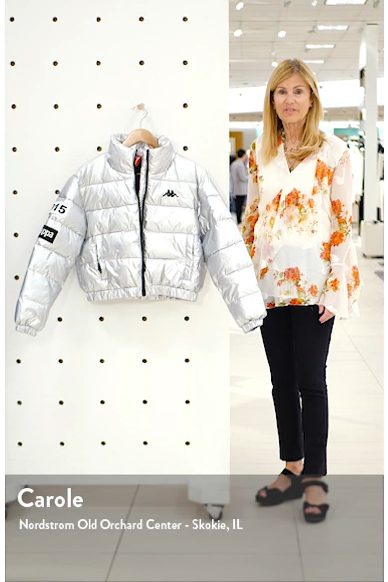 Kappa La Boltan Metallic Puffer Jacket video