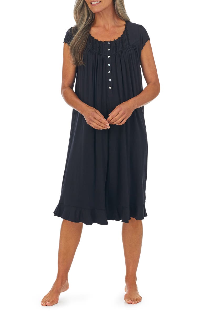 Eileen West Cap Sleeve Waltz Nightgown, Main, color, 