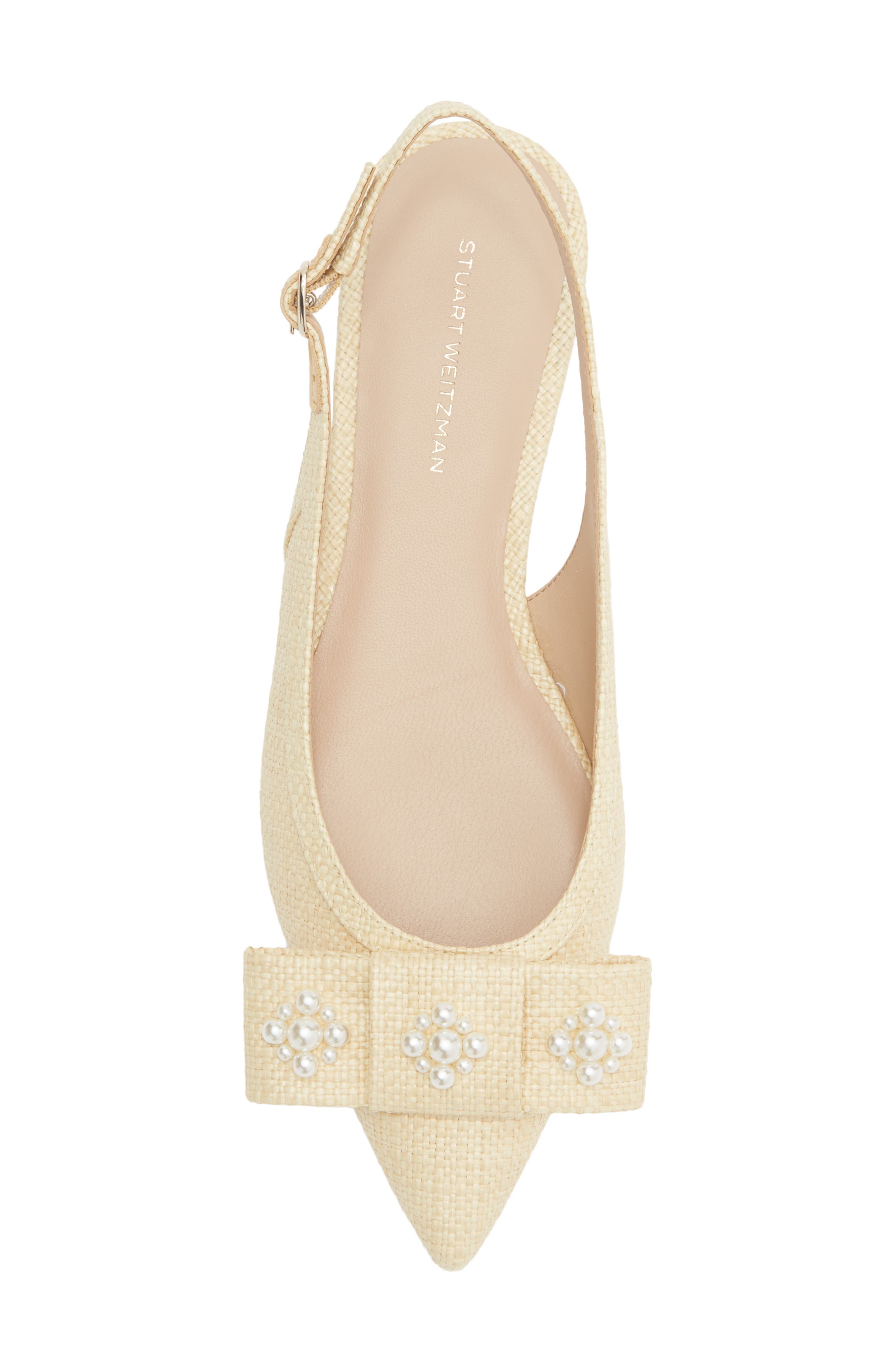 Stuart Weitzman Julietta Slingback Mule, Alternate, color, Natural
